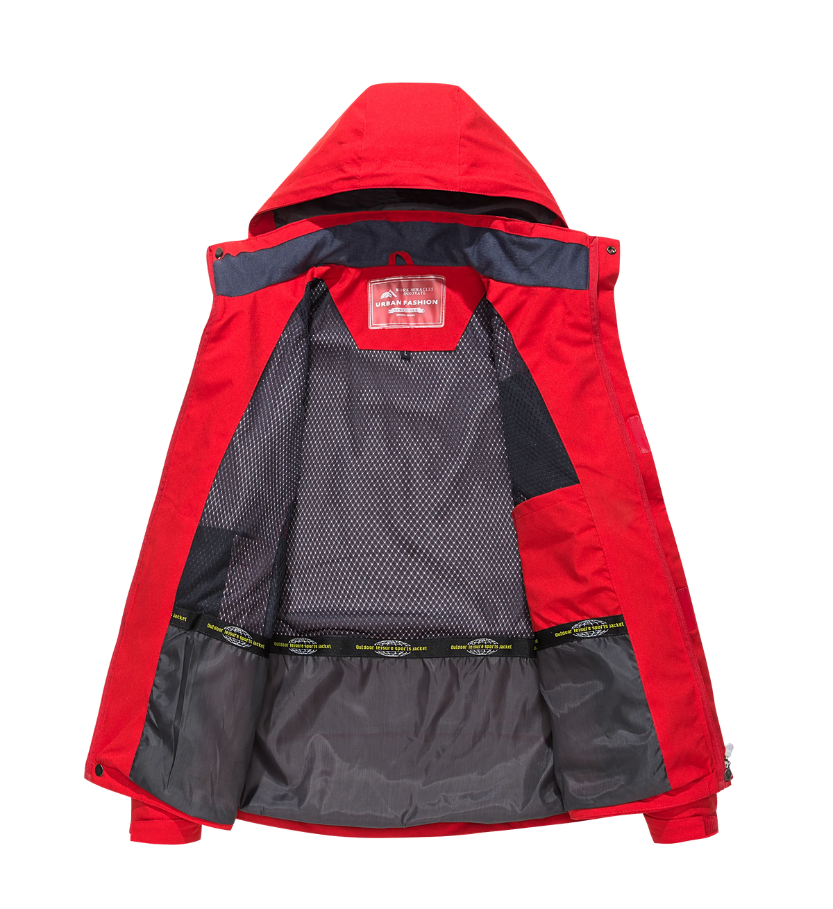 Vexaroa Men's Waterproof Windbreaker Hiking Jacket Big & Tall
