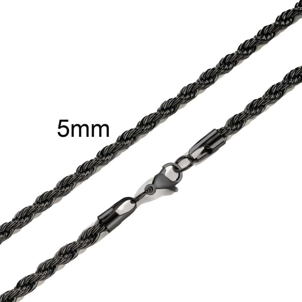 Vexaroa Gold-Tone Twisted Rope Chain Necklace — Vexaroa product image 98