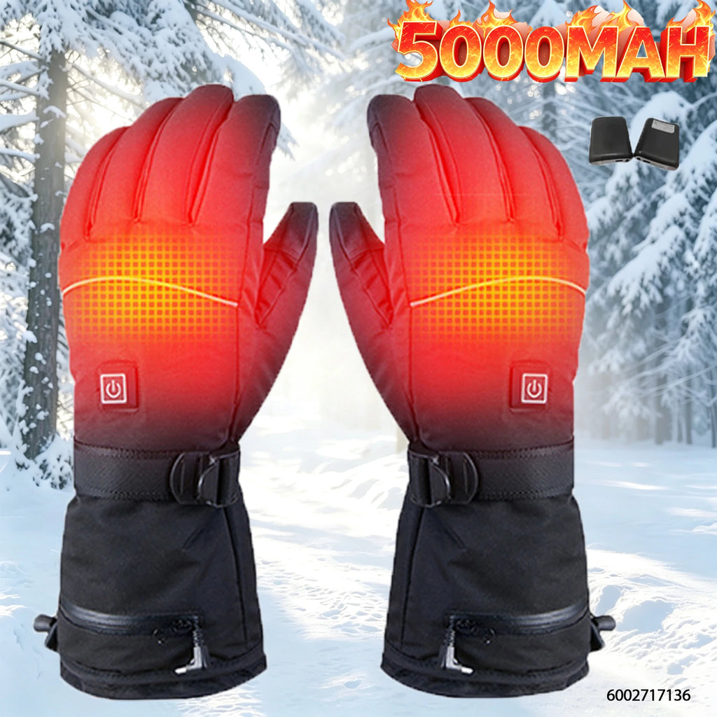 Vexaroa Electric Heated Ski Gloves 5000mAh Waterproof Winter — product image