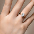 Vexaroa 2ct Oval Moissanite Ring, 925 Silver - product image 5
