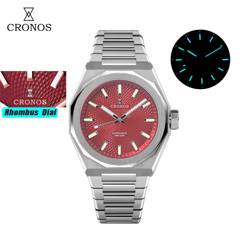 Vexaroa Cronos Rhombus Automatic Watch 10ATM Men's