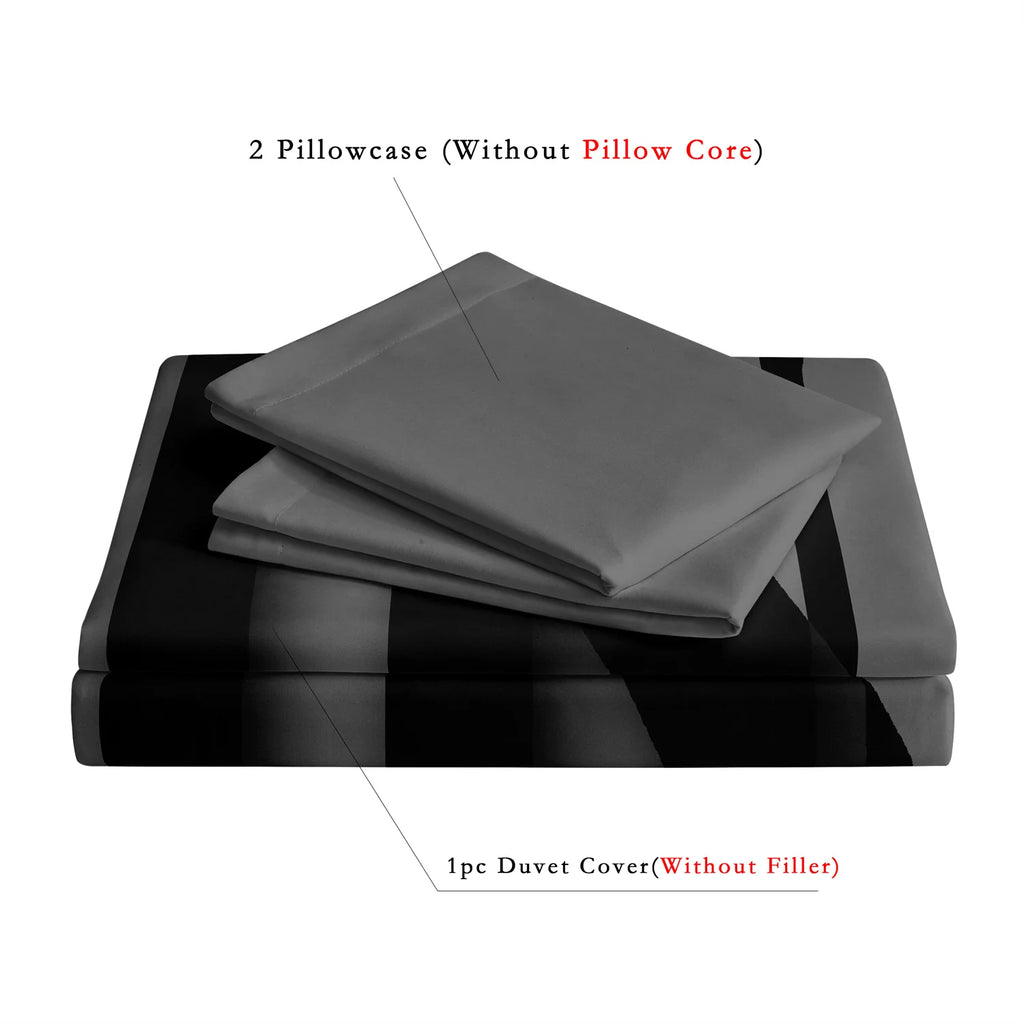 Vexaroa 3-Piece King and Queen Duvet Cover Set