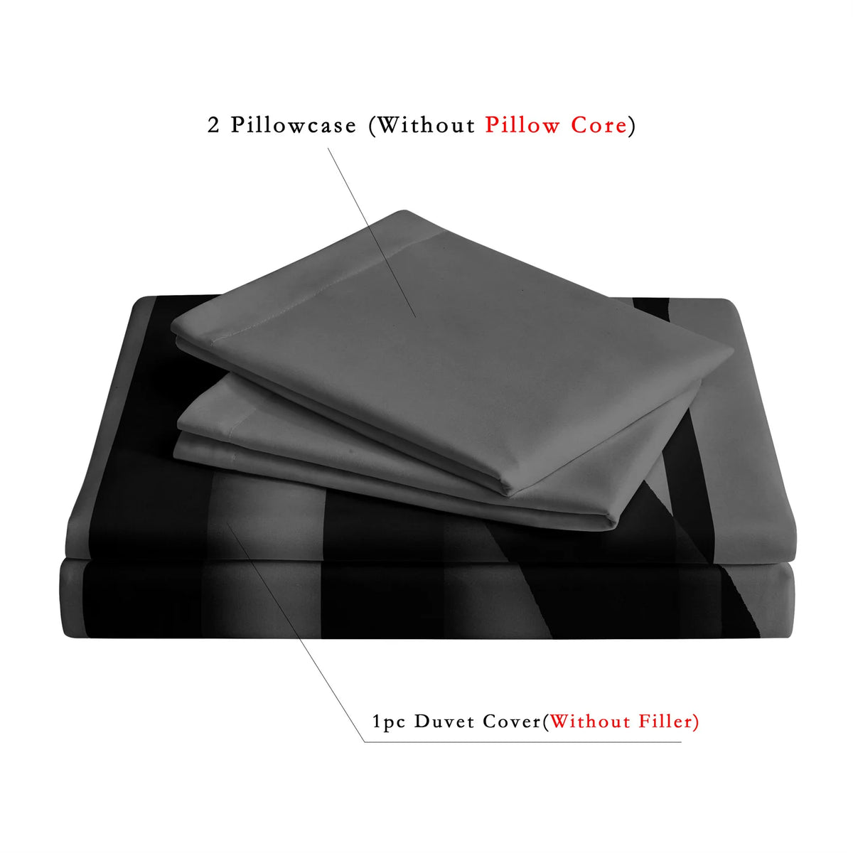 Vexaroa 3-Piece King and Queen Duvet Cover Set