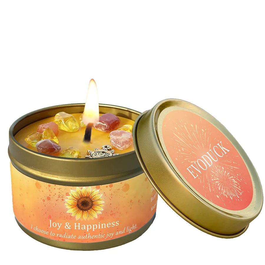 Vexaroa white sage frankincense crystal candle - image 14