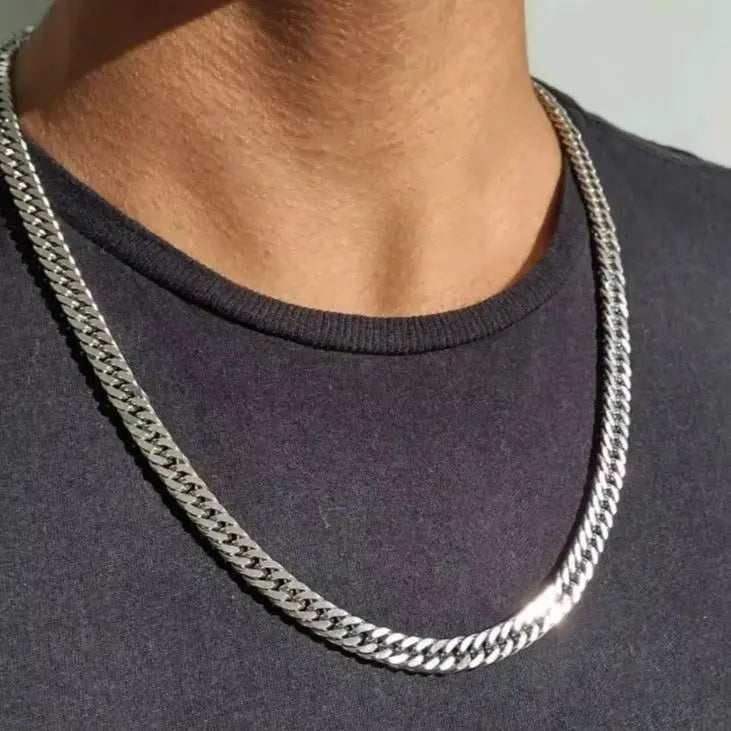 Vexaroa Chunky Stainless Steel Cuban Chain Necklace — Vexaroa product image 1