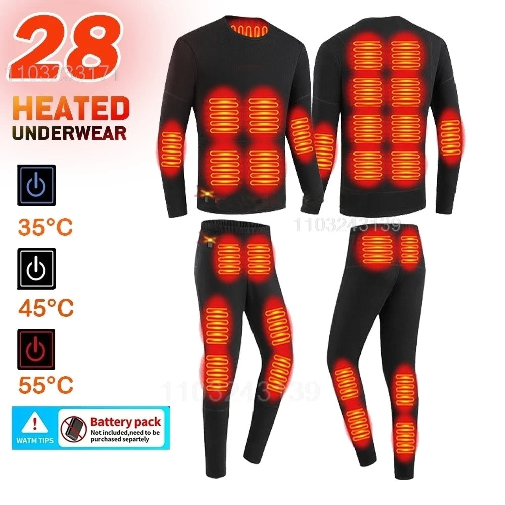 Vexaroa 52-Zone Heated Thermal Underwear