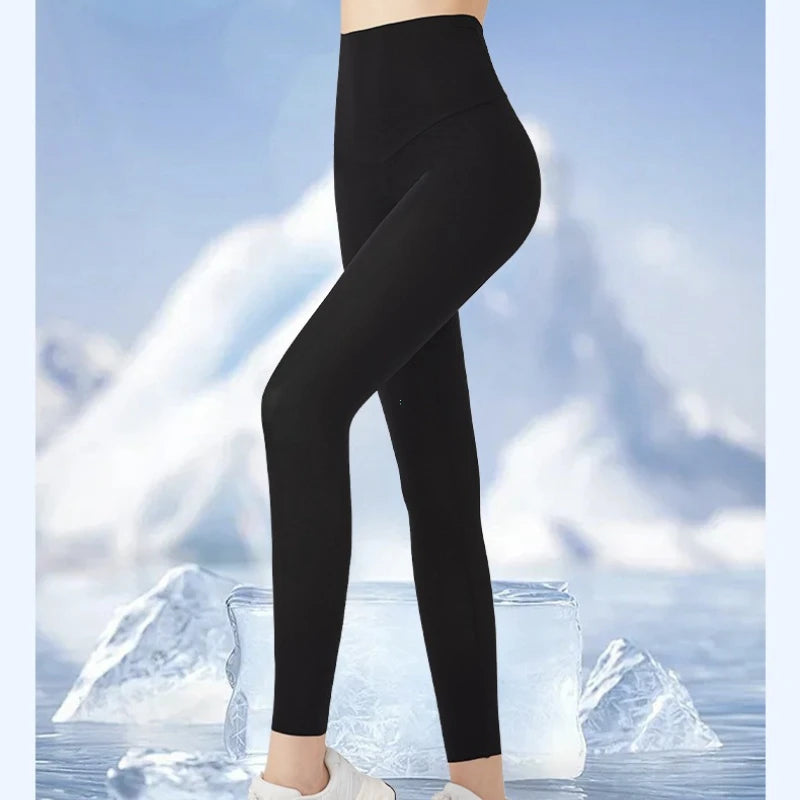 Vexaroa Women's Silky Summer High-Waist Yoga Pants