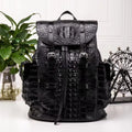 Men's Crocodile Leather Backpack Laptop Bag | Vexaroa