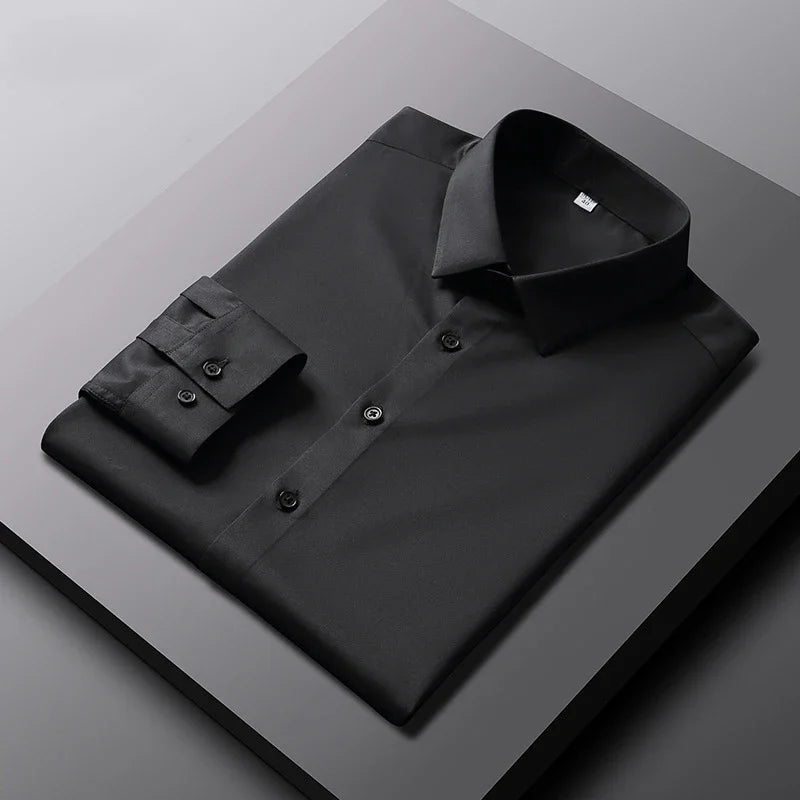 Vexaroa Men's Wrinkle-Resistant Business Shirt