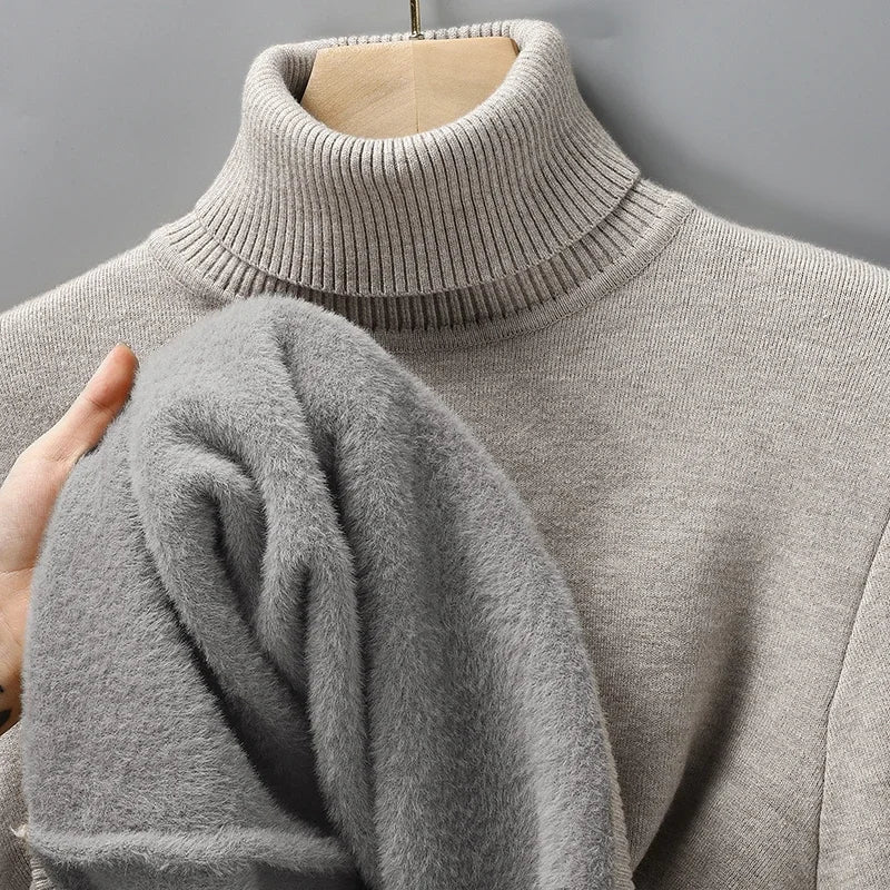 Vexaroa Men's Anti-Pilling Turtleneck Sweater — product image 50
