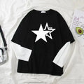 Vexaroa Women's Star Print Gothic Y2K Layered T-Shirt product image 17