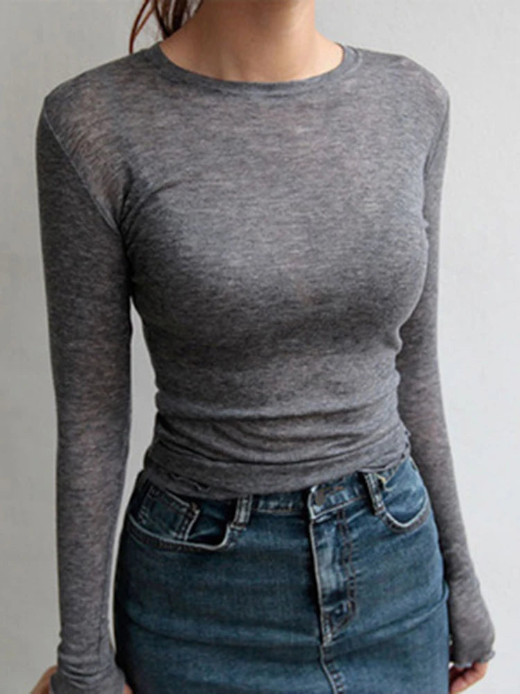 Vexaroa women's long sleeve basic T-shirt - product gallery image 14