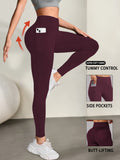 Vexaroa Women's High Waist Tummy Control Yoga Leggings Pocket