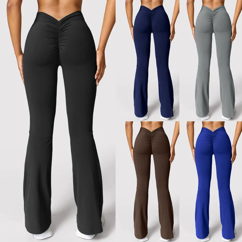 Vexaroa micro horn V-back high-waist leggings