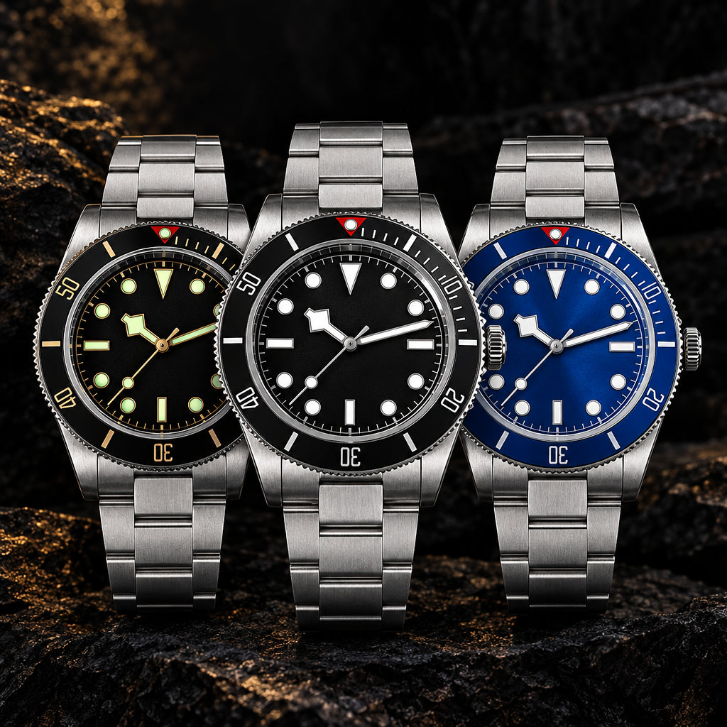 San Martin 40mm BB58 Retro Luxury Diver Watch Automatic Mechanical Watches For Men Sapphire Luminous 20Bar Reloj SN0008