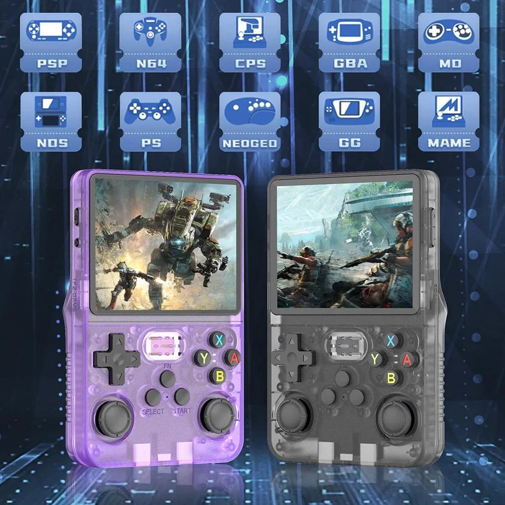 Vexaroa R36S Retro Handheld Game Console 3.5" IPS Linux