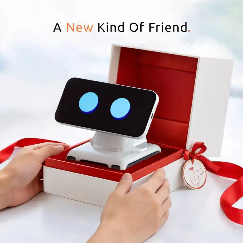 looi robot smartphone looi robot chatgpt large model English voice dialogue visual recognition interactive smart toy gift