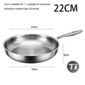 Vexaroa Textured Titanium-Style Frying Pan product photo, view 7