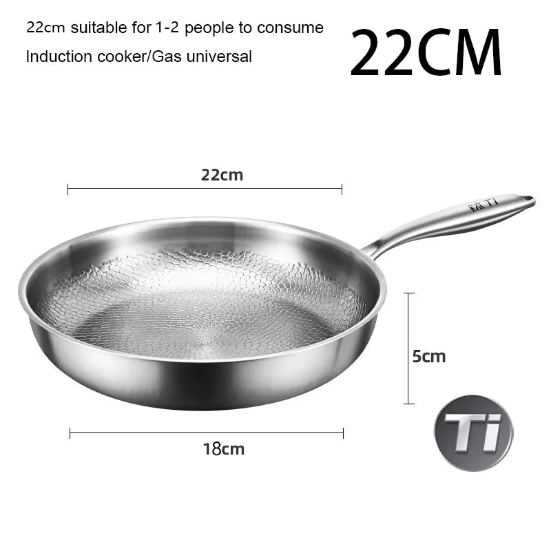 Vexaroa Textured Titanium-Style Frying Pan product photo, view 7
