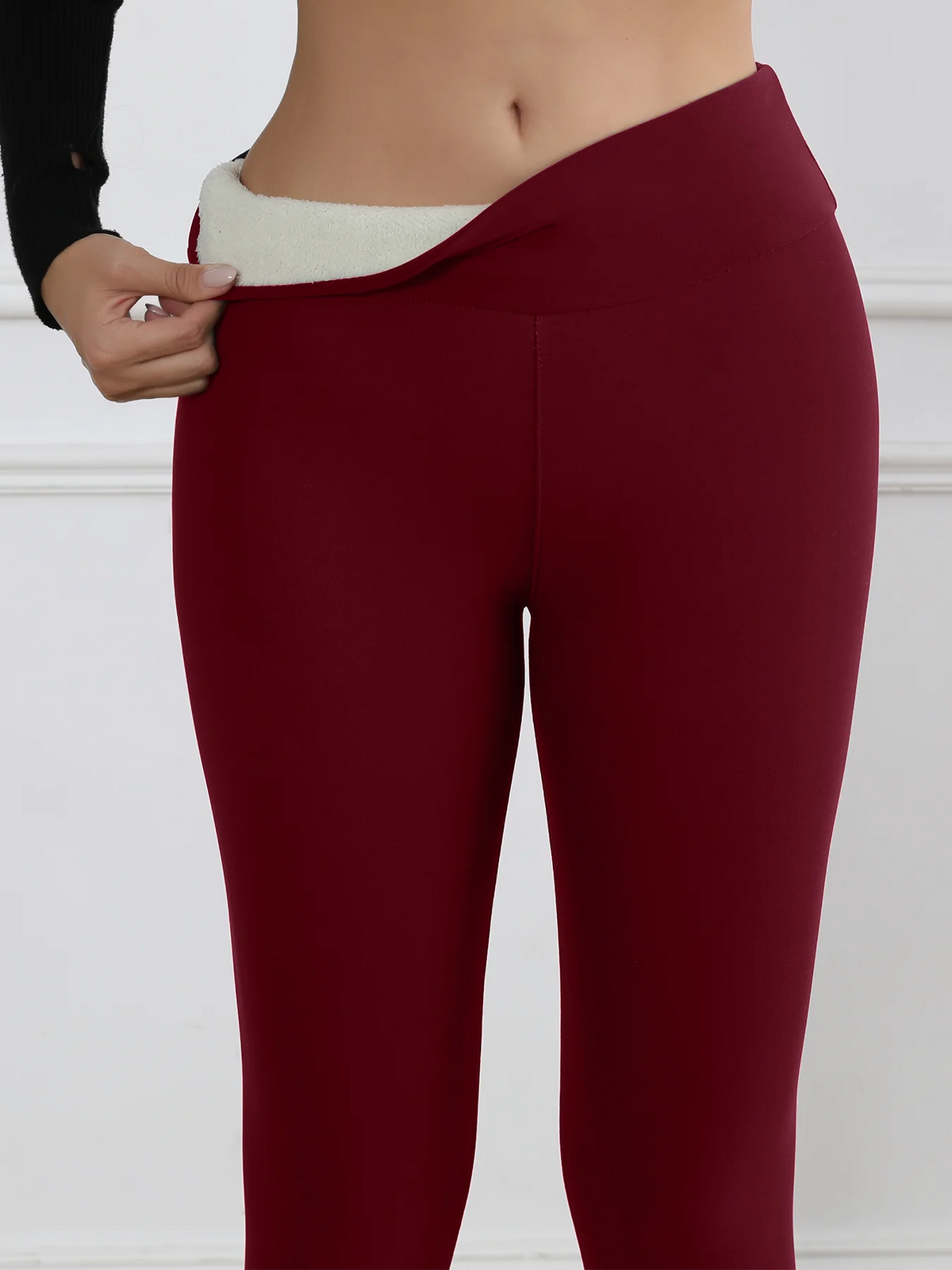 Vexaroa women's fleece-lined flared thermal leggings