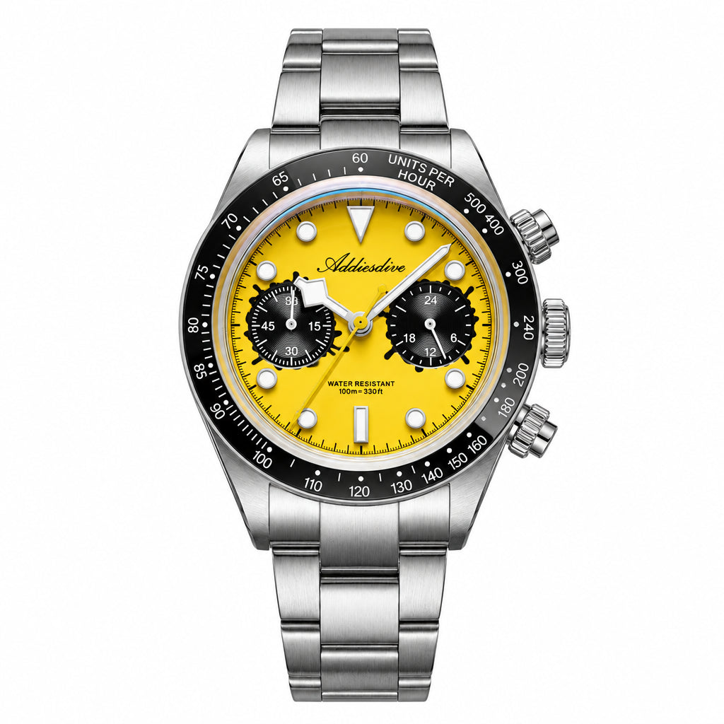 Vexaroa K1 Quartz Watch Bubble Mirror Ceramic Bezel 100M
