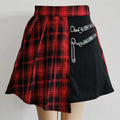 Vexaroa Plaid Pleated Mini Skirt – High Waist Casual