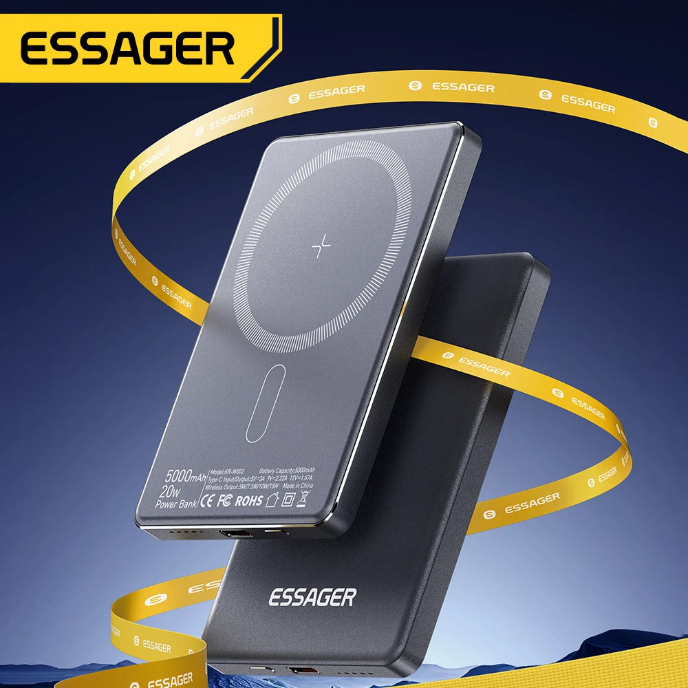 Vexaroa Essager 5000mAh 20W Magnetic Power Bank MagSafe