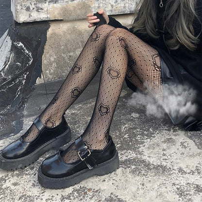 Pantyhose Bow Knot Fishnet Stockings Women Spicy Girl Black White Sexy Thin Ins Tide Lace Tights