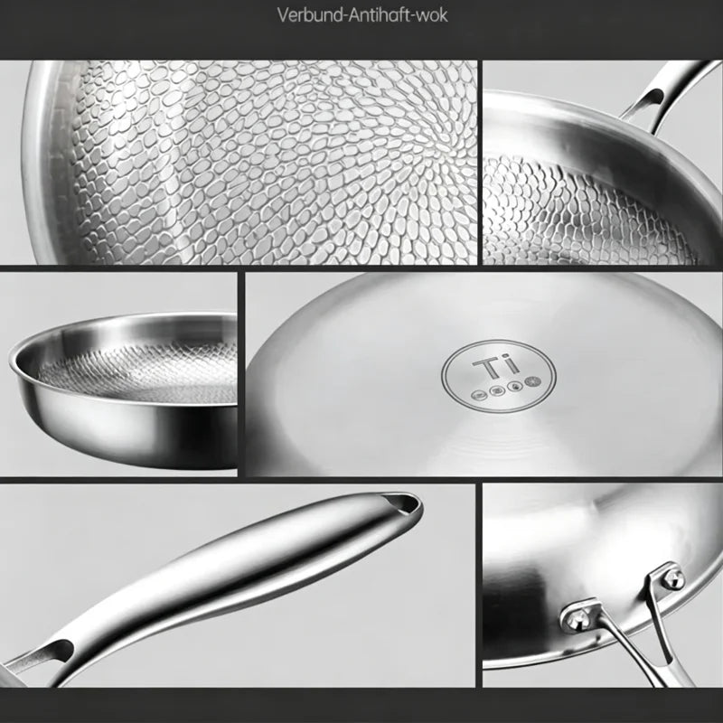 Vexaroa Textured Titanium-Style Frying Pan product photo, view 4
