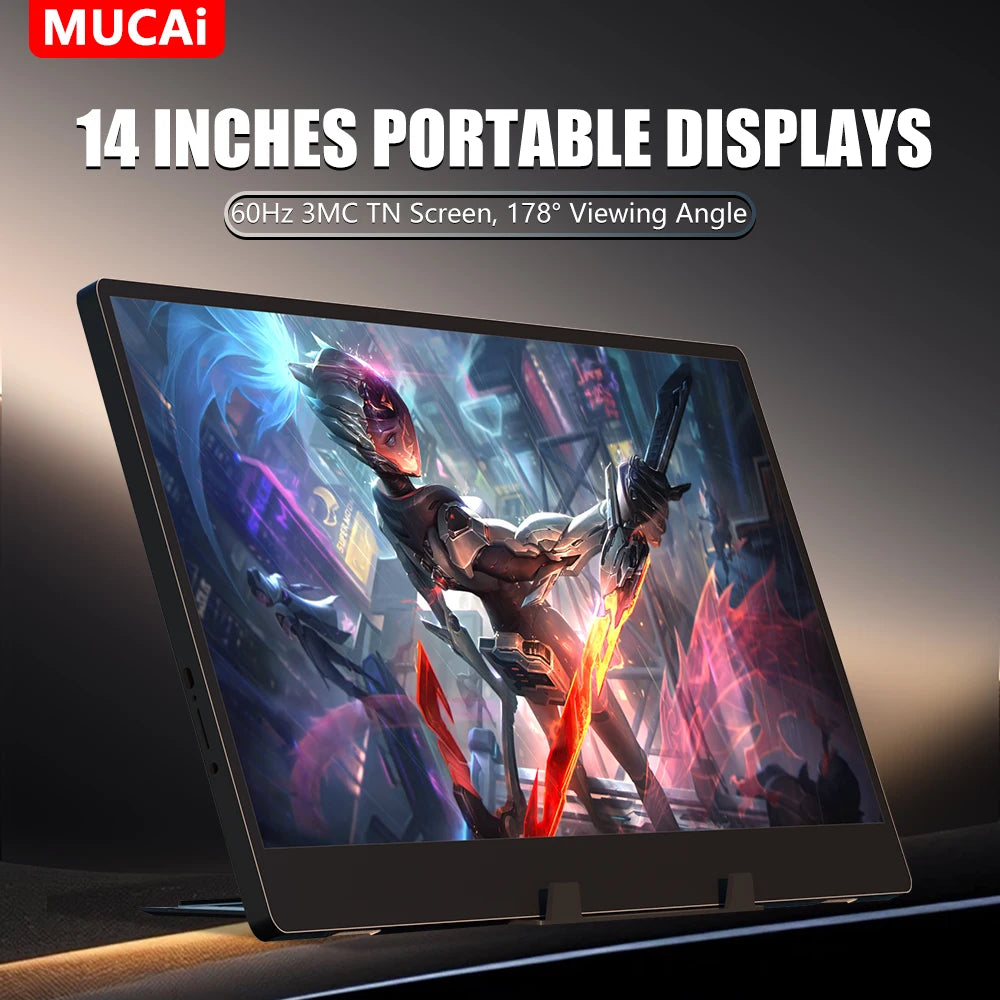 Vexaroa N140-S36 14" Portable Monitor 60Hz 1366x768 TN