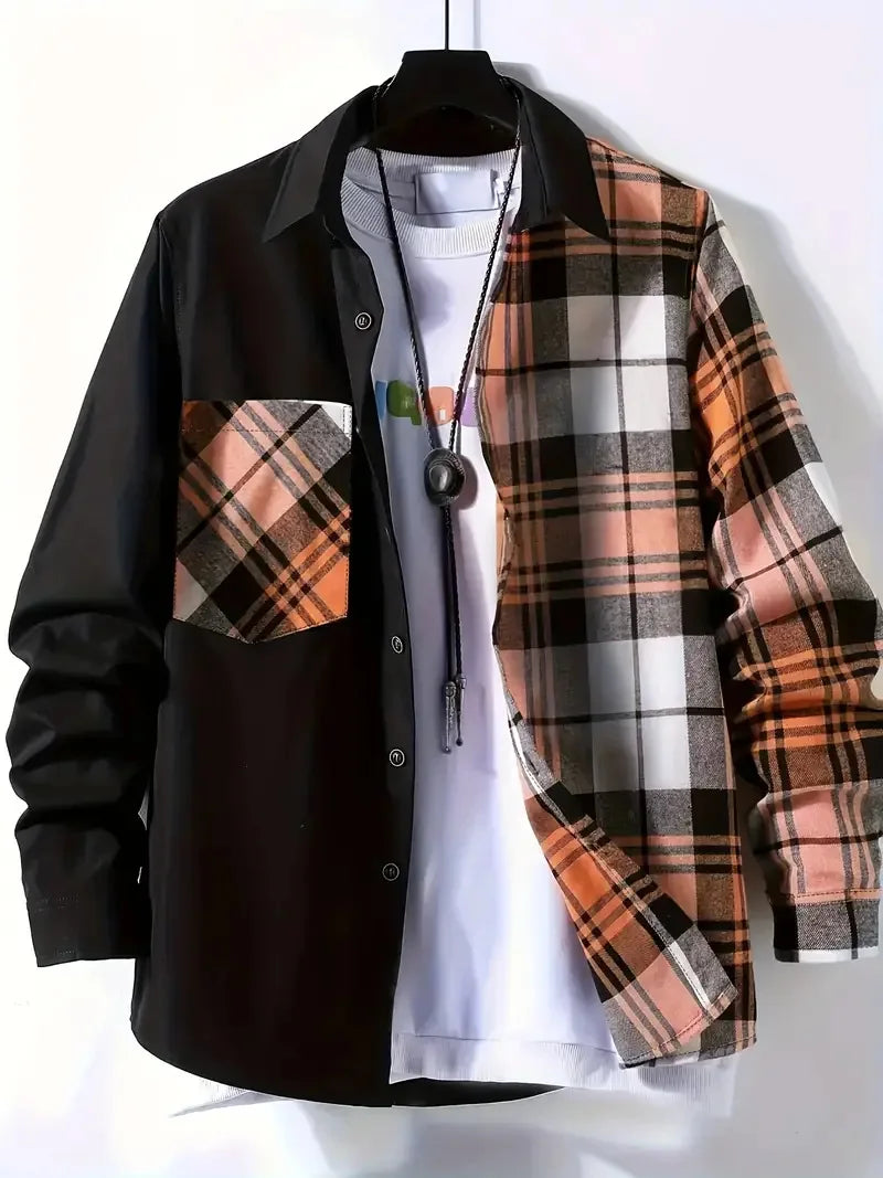 Vexaroa Men's Casual Long-Sleeve Shirt 2025