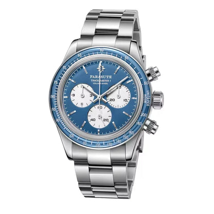 39 mm Chronograph Automatic Watch for Men, Sapphire, 5 ATM | Vexaroa