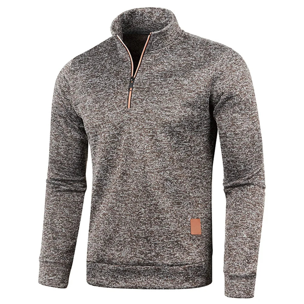 Vexaroa Men's Half-Zip Mock-Neck Sweatshirt — product image 13