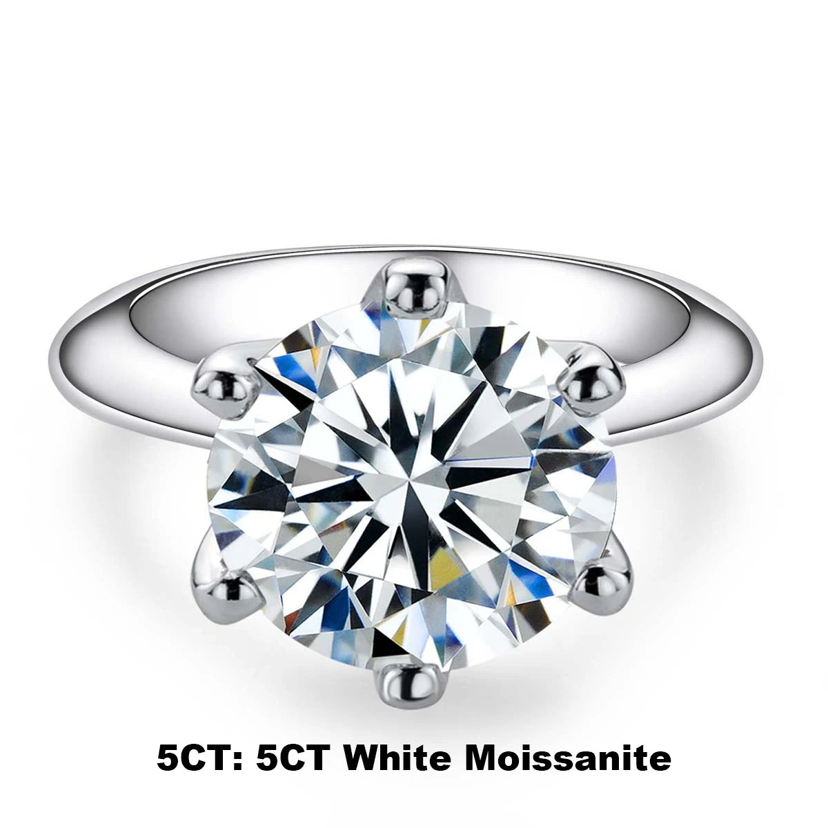 Vexaroa 1–5ct D-Colour Moissanite Solitaire Ring - product image 19