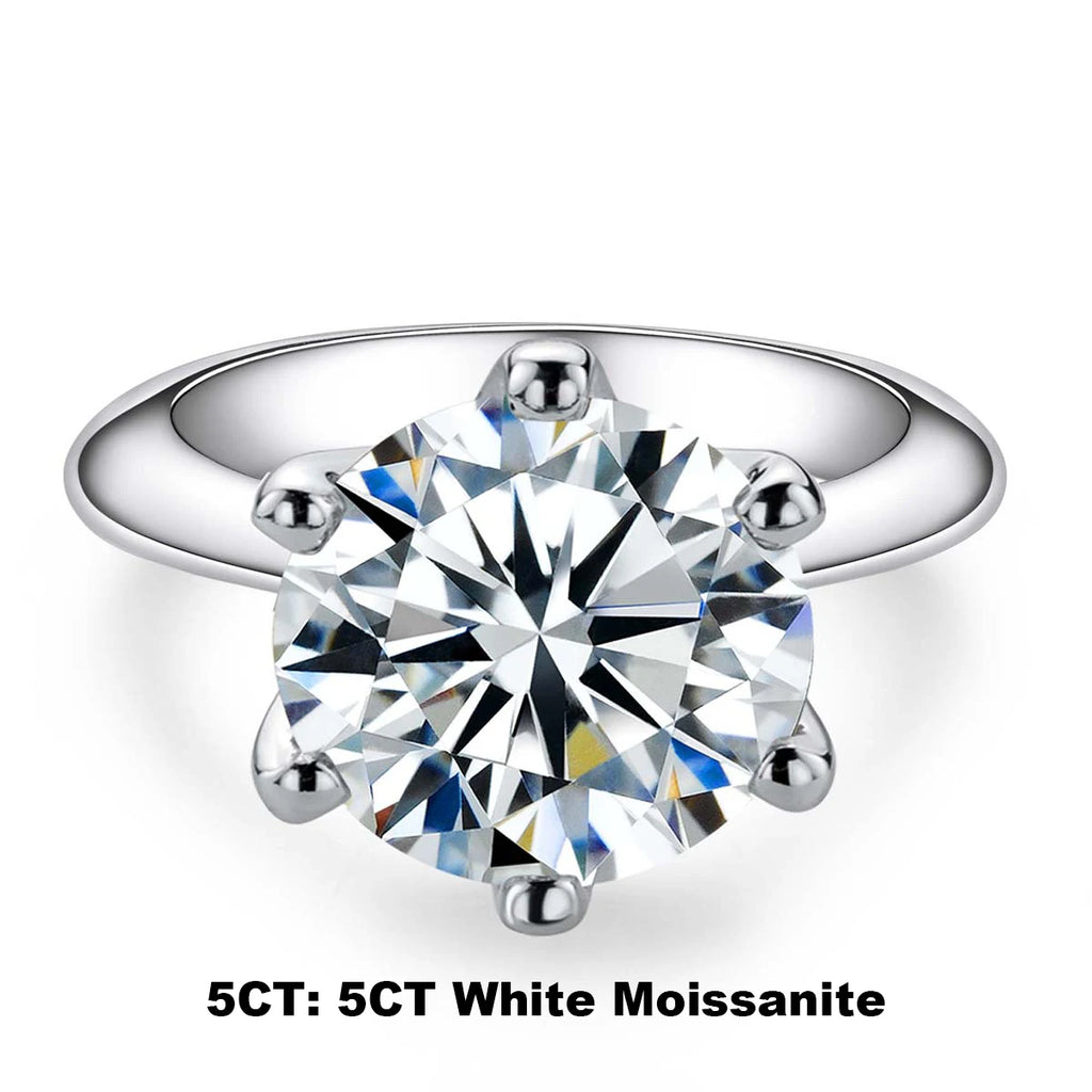 Vexaroa 1–5ct D-Colour Moissanite Solitaire Ring - product image 13