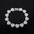 Vexaroa Heart Rhinestone Tennis Chain Jewelry Set — Vexaroa product image 7