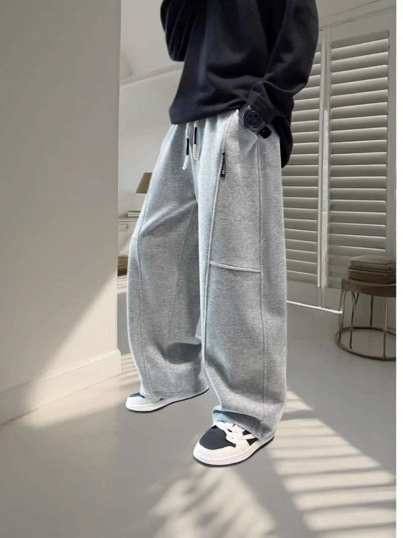 Vexaroa Boys' Black Elastic-Waist Sweatpants