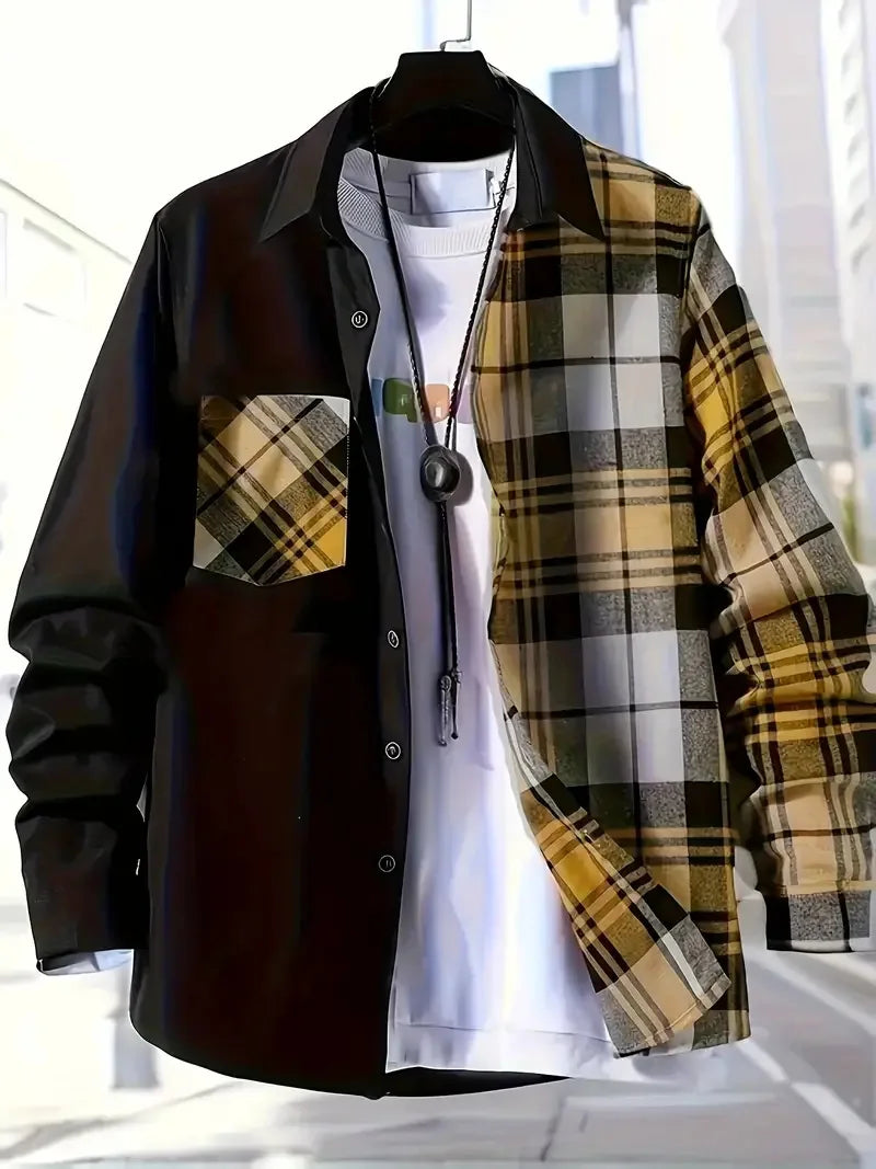 Vexaroa Men's Casual Long-Sleeve Shirt 2025