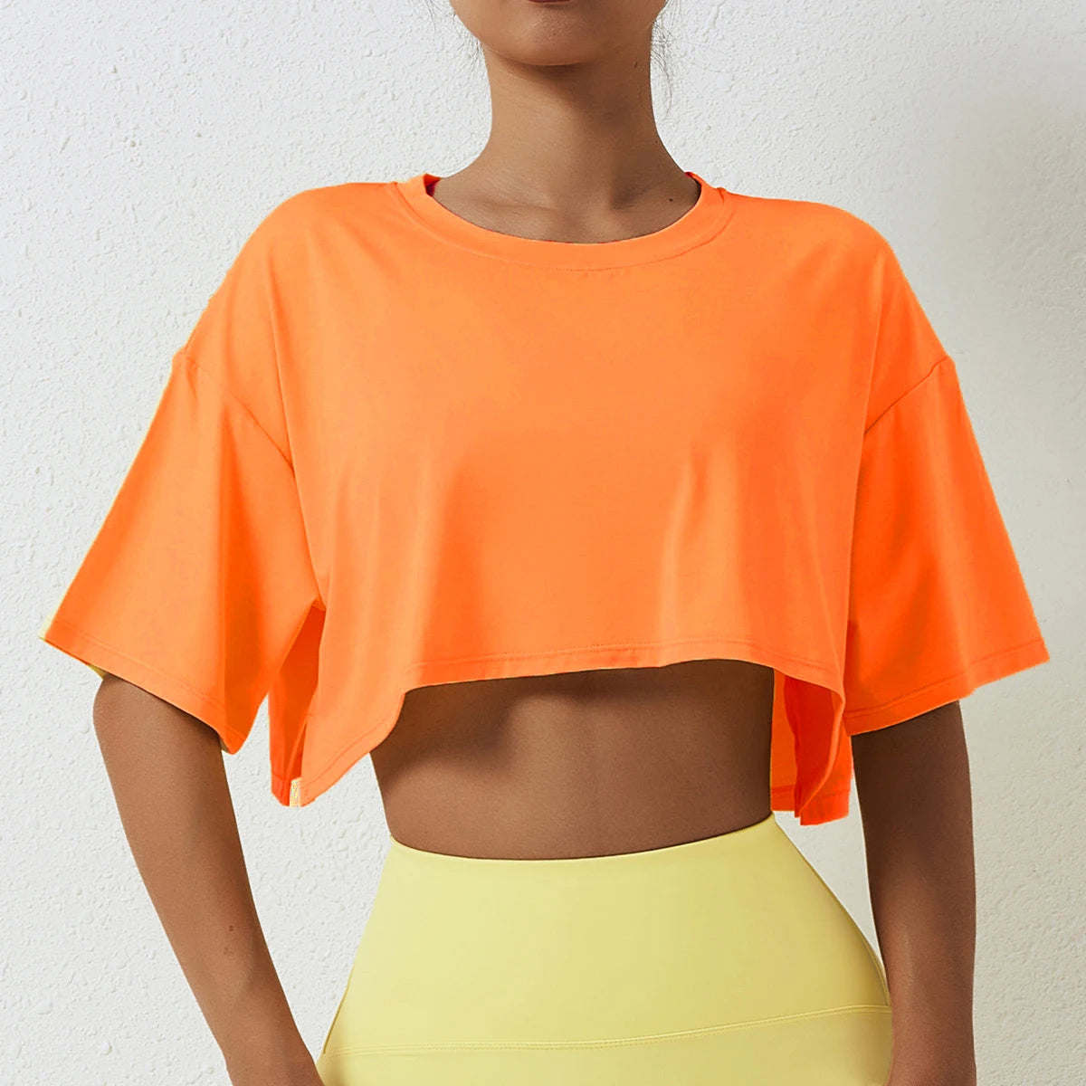 Vexaroa Womens Cotton Fitness Crop T-Shirt product photo, view 44