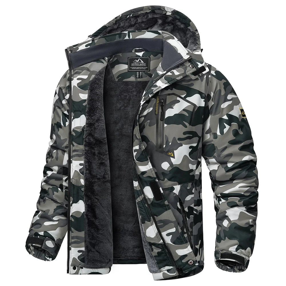 Vexaroa Men's Fleece-Lined Ski and Hiking Jacket