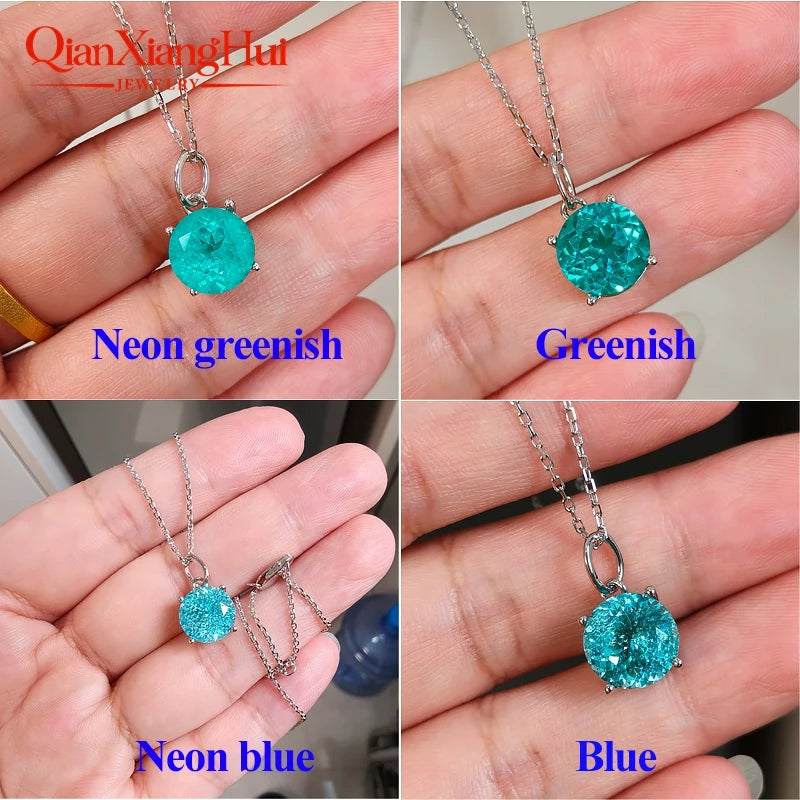 Vexaroa 9mm Neon Blue Green YAG Pendant - product image 3