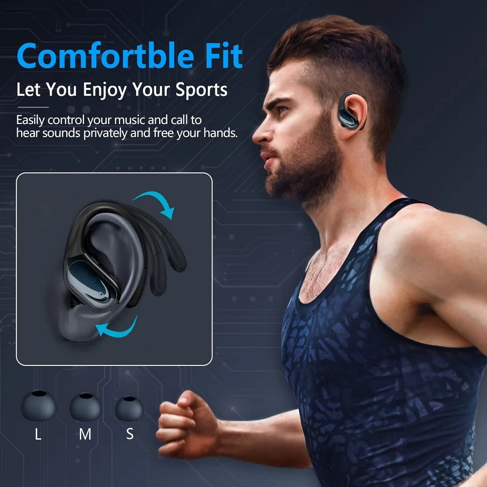Vexaroa Bluetooth 5.3 wireless sports earphones with microphone
