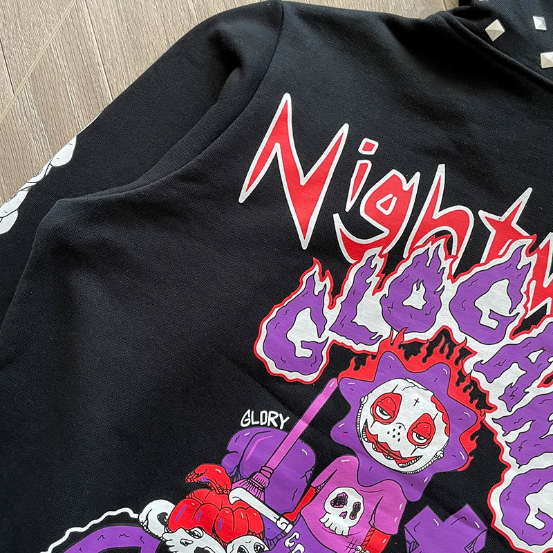 GLO GANG  Halloween Full Zip Hoodie