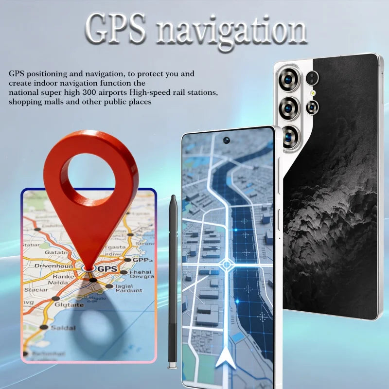 S26 Ultra Celulares Android Moblie Smartphone Original 6.9 Inch Phones Global Version Unlocked 5G Dual Sim CellPhones AB25