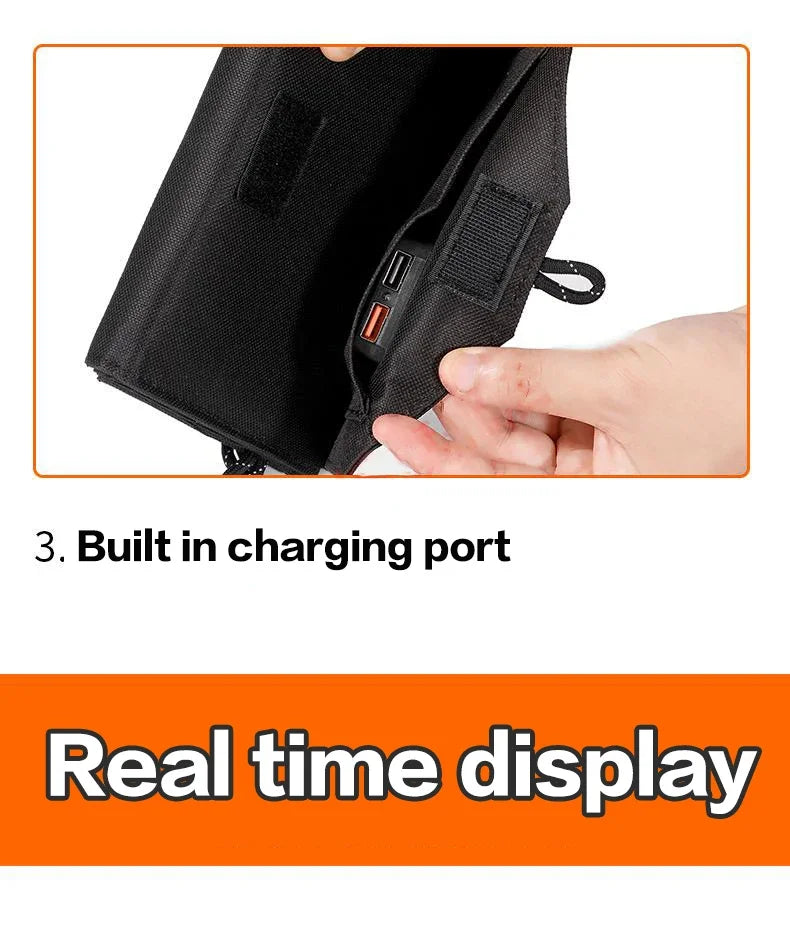 Vexaroa foldable 20W USB solar panel charger – product view 5
