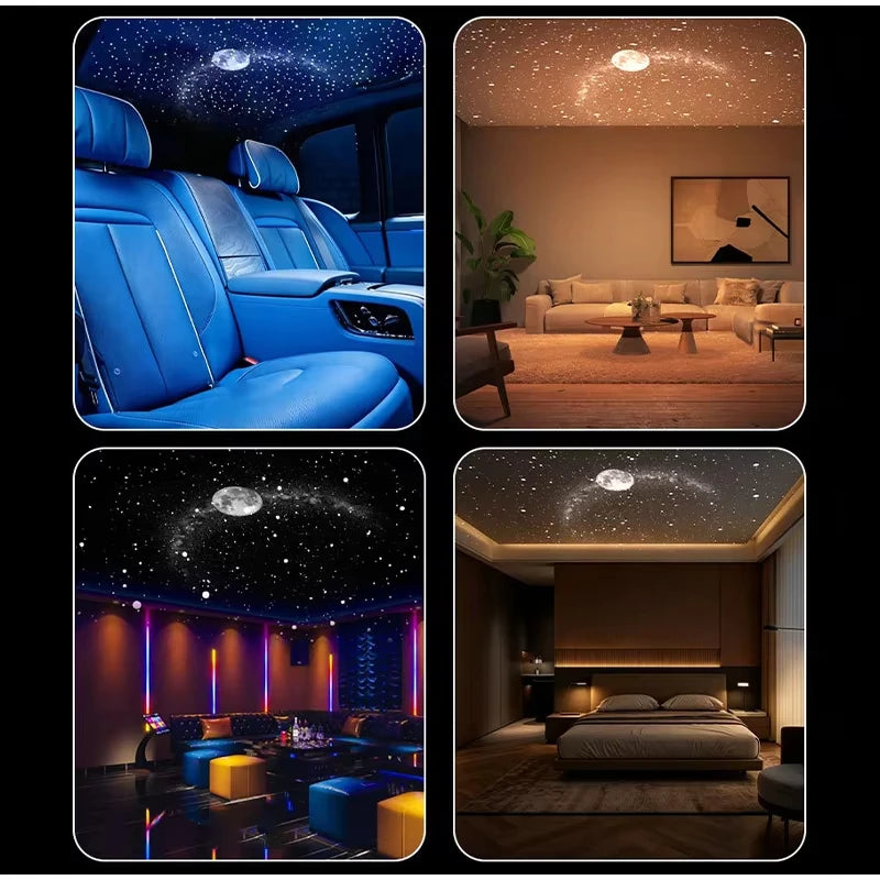 Vexaroa USB Galaxy Projector Night Light 360° – Car Home