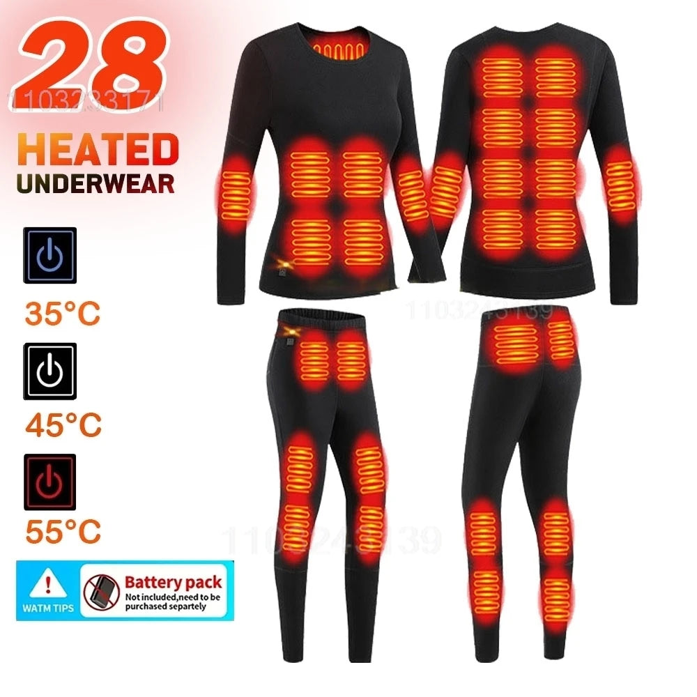 Vexaroa 52-Zone Heated Thermal Underwear