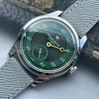 Vexaroa Jumping Hour Automatic Watch, 38mm Vintage Men's Date Dial