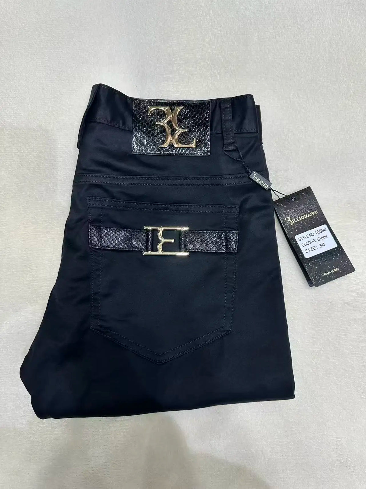 Vexaroa Jeans Men fashion Embroidery comfortable elasticity Casual